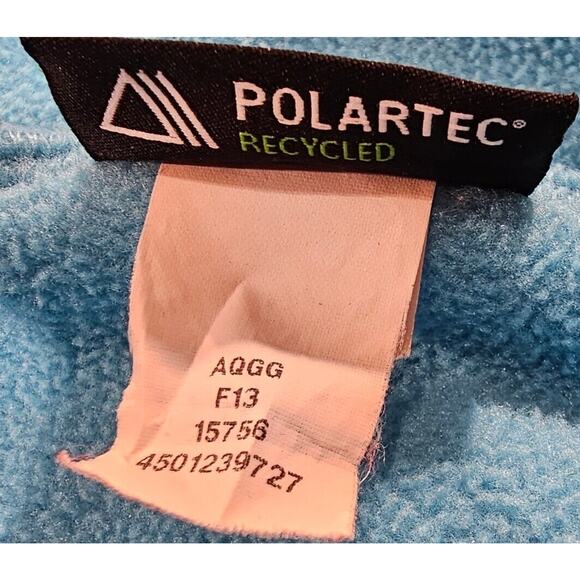 The North Face Denali Zip Up Fleece Jacket Aqua Gray GIRLS SIZE LARGE 14-16 - Picture 10 of 14